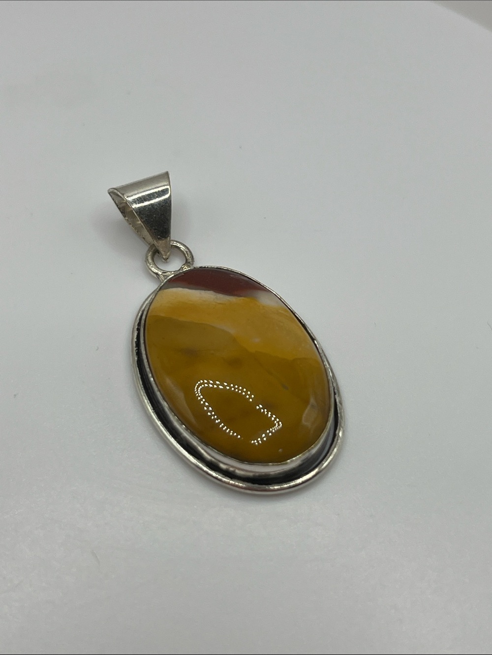 925 Sterling Silver Mookaite Pendant